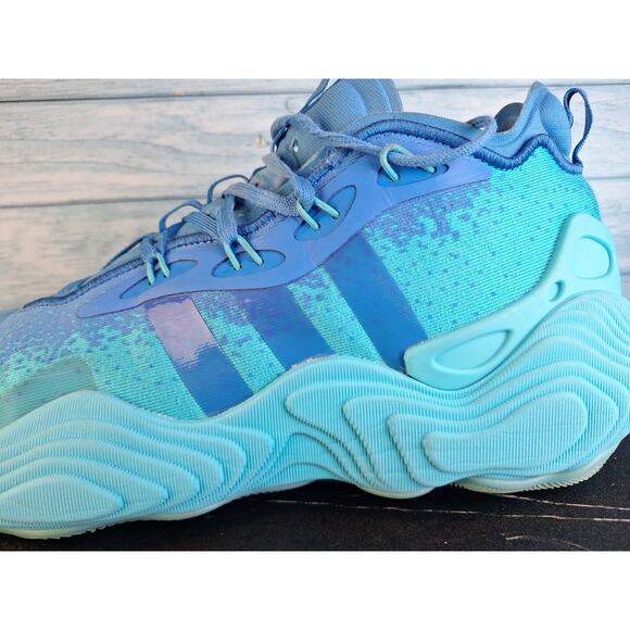 Adidas Trae Young 3 Lucid Cyan Blue Men\'s Basketball Shoes size 14 main image 11